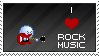 rock music stamp